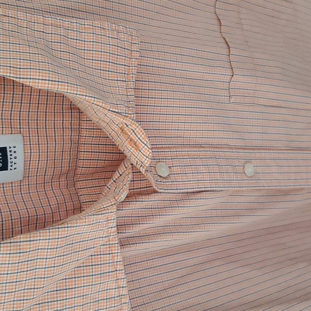 GAP factory plaid short sleeve shirt - Picture 3 of 8